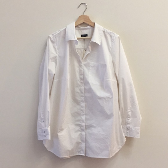 NWT | Talbots | White Button Up | 1X - Picture 1 of 3